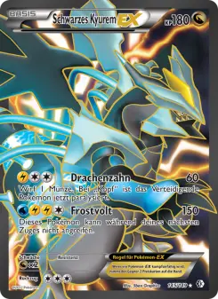 Pokémon-Karte Schwarzes Kyurem-EX 145/149