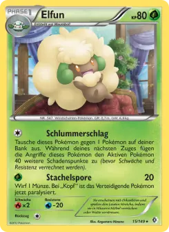 Pokémon-Karte Elfun 015/149