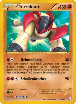 Pokémon-Karte Terrakium 151/149