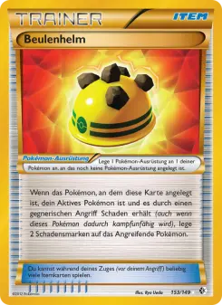 Pokémon-Karte Beulenhelm 153/149