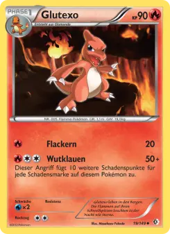 Pokémon-Karte Glutexo 019/149
