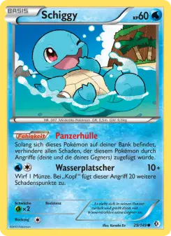 Pokémon-Karte Schiggy 029/149