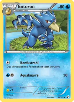 Pokémon-Karte Entoron 034/149
