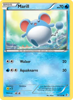 Pokémon-Karte Marill 036/149