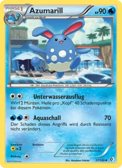 Pokémon-Karte Azumarill 037/149
