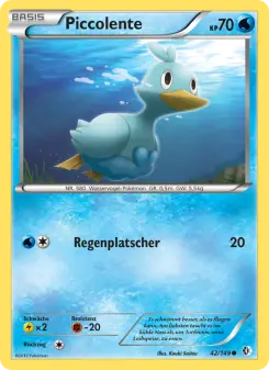 Pokémon-Karte Piccolente 042/149