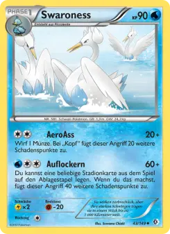 Pokémon-Karte Swaroness 043/149