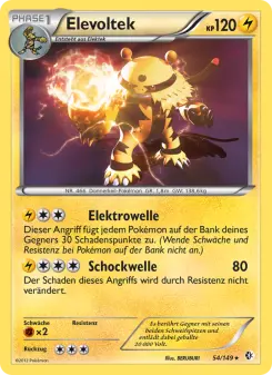 Pokémon-Karte Elevoltek 054/149