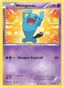 Pokémon-Karte Woingenau 058/149