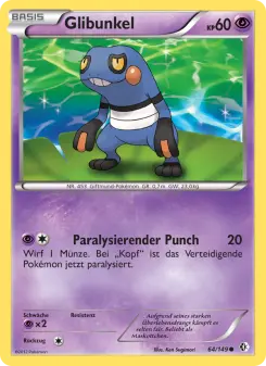 Pokémon-Karte Glibunkel 064/149