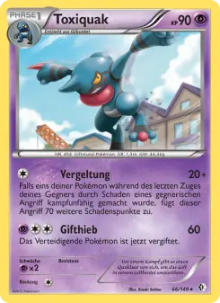 Pokémon-Karte Toxiquak 066/149