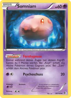 Pokémon-Karte Somniam 068/149