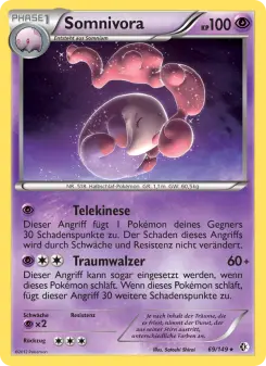 Pokémon-Karte Somnivora 069/149