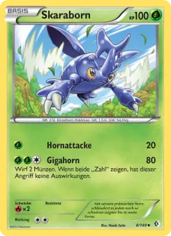 Pokémon-Karte Skaraborn 008/149