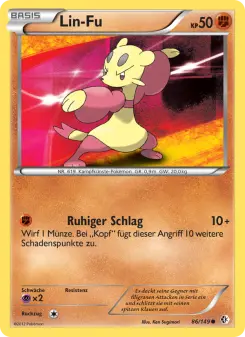 Pokémon-Karte Lin-Fu 086/149