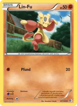 Pokémon-Karte Lin-Fu 087/149