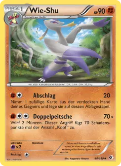 Pokémon-Karte Wie-Shu 088/149