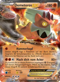 Pokémon-Karte Demeteros-EX 089/149