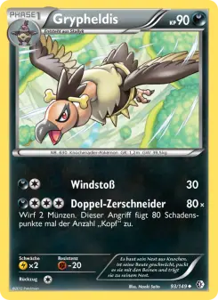 Pokémon-Karte Grypheldis 093/149