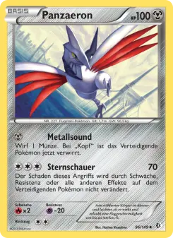 Pokémon-Karte Panzaeron 096/149