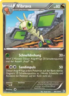 Pokémon-Karte Vibrava 098/149