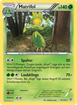 Pokémon-Karte Matrifol 010/135