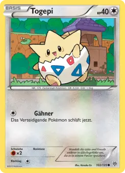 Pokémon-Karte Togepi 102/135