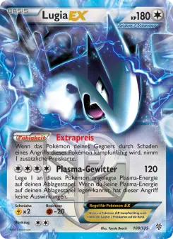 Pokémon-Karte Lugia-EX 108/135