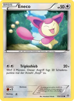 Pokémon-Karte Eneco 109/135
