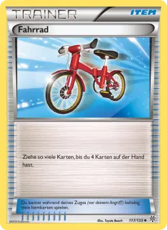 Pokémon-Karte Fahrrad 117/135