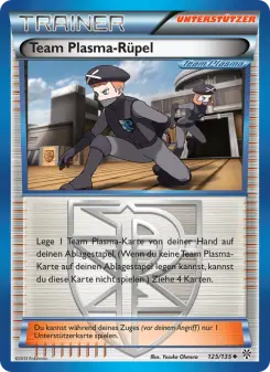 Pokémon-Karte Team Plasma Rüpel 125/135