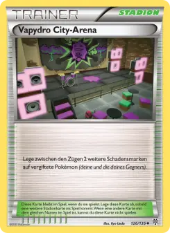 Pokémon-Karte Vapydro City-Arena 126/135