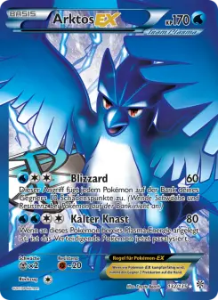 Pokémon-Karte Arktos-EX 132/135