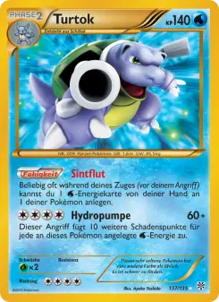 Pokémon-Karte Turtok 137/135