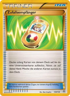 Pokémon-Karte Zufallsempfänger 138/135