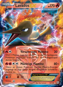 Pokémon-Karte Lavados-EX 014/135