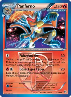 Pokémon-Karte Panferno 017/135