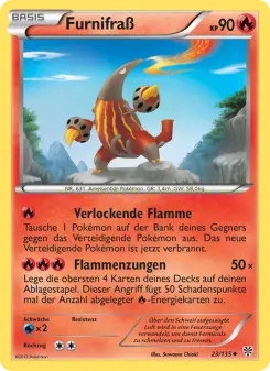 Pokémon-Karte Furnifraß 023/135