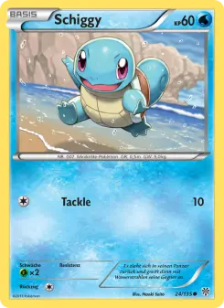 Pokémon-Karte Schiggy 024/135