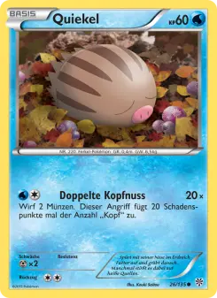Pokémon-Karte Quiekel 026/135
