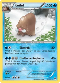 Pokémon-Karte Keifel 027/135