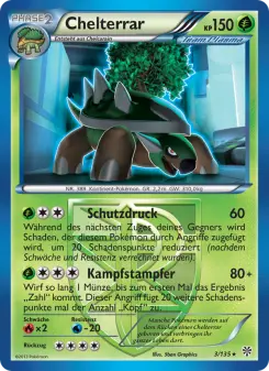 Pokémon-Karte Chelterrar 003/135