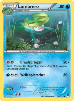Pokémon-Karte Lombrero 030/135
