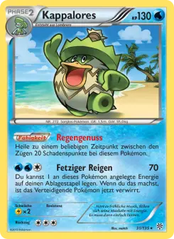 Pokémon-Karte Kappalores 031/135