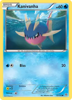 Pokémon-Karte Kanivanha 032/135