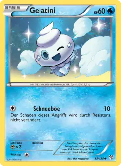 Pokémon-Karte Gelatini 035/135