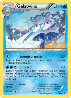 Pokémon-Karte Gelatwino 037/135