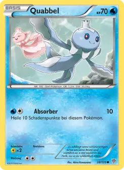 Pokémon-Karte Quabbel 038/135