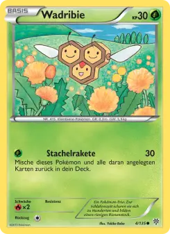 Pokémon-Karte Wadribie 004/135