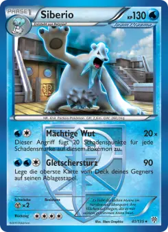 Pokémon-Karte Siberio 041/135